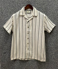 Premium Classic Cuban Collar Stripe Shirt | Cuban Collar Shirt | Shirtology Bangladesh