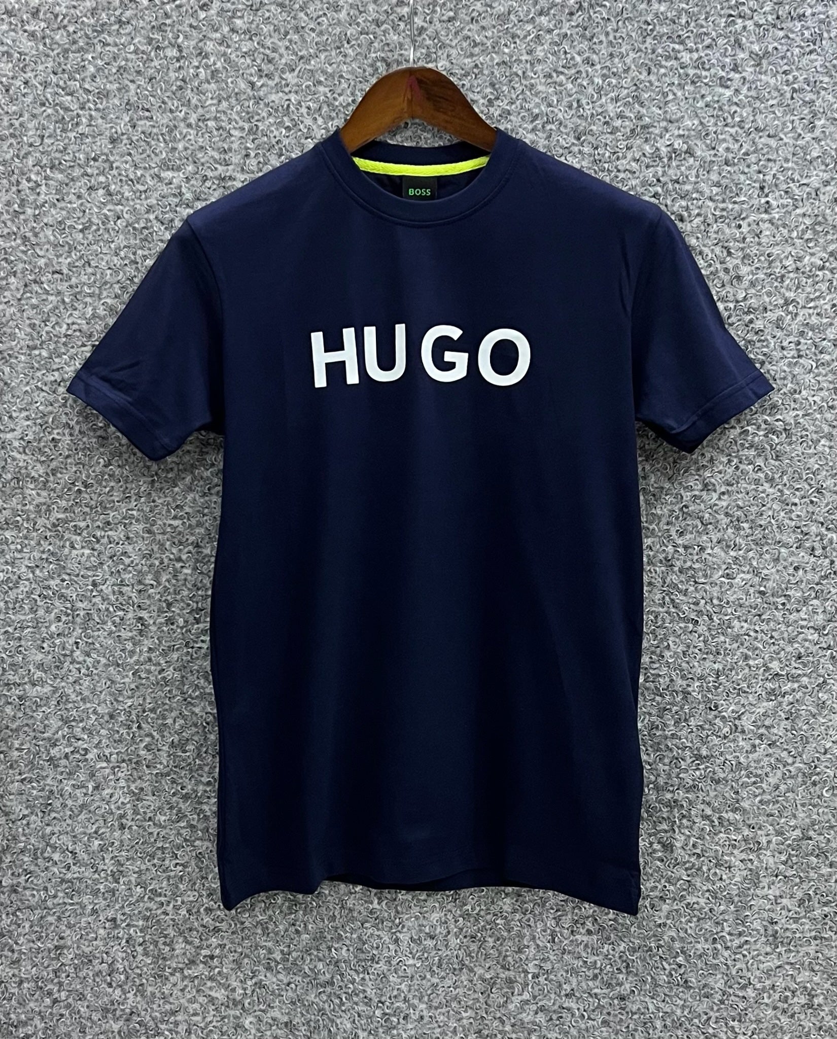Premium Solid Print Tshirt HBST Navy | Shirtology Bangladesh