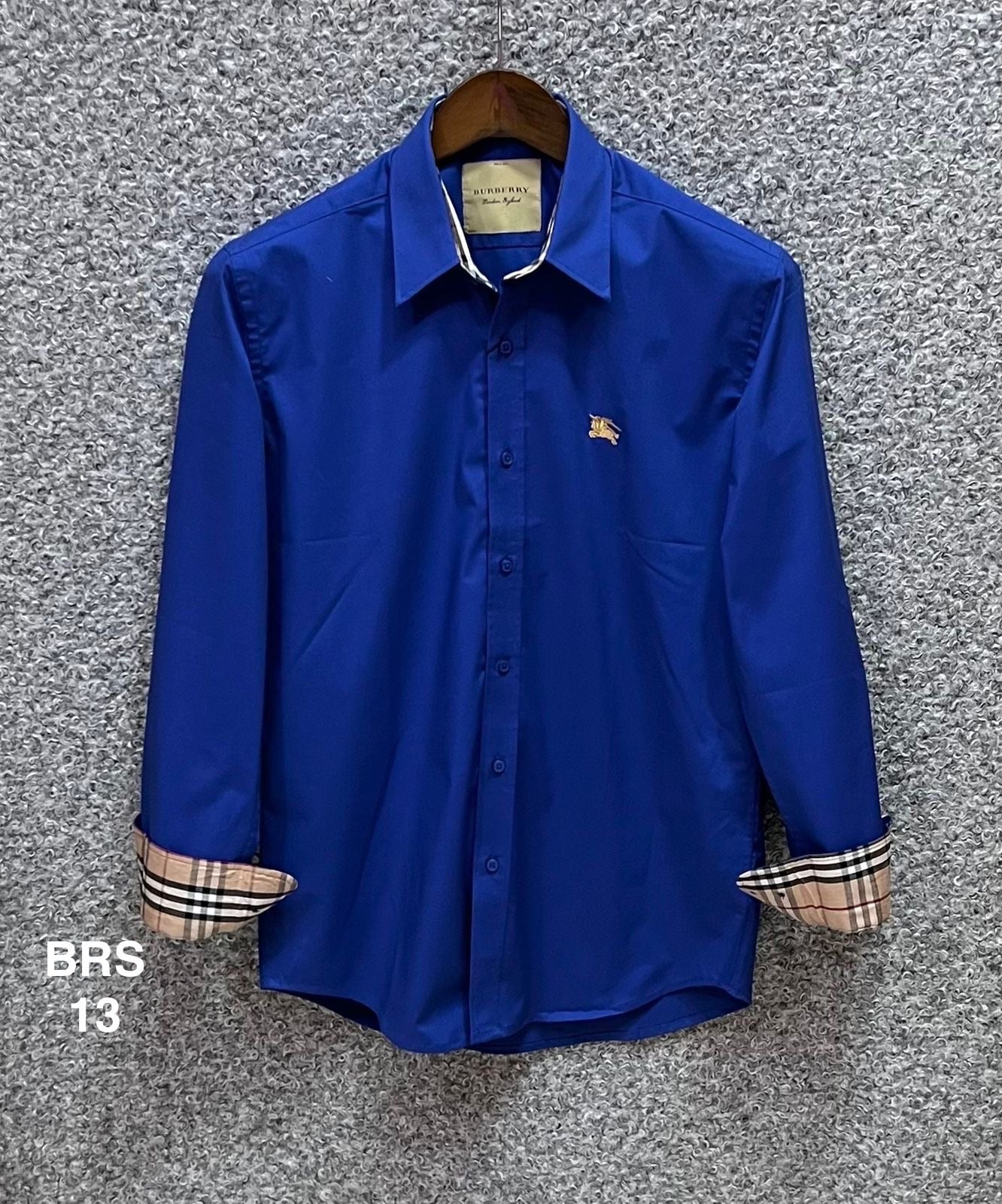 Signature Solid Shirt BRS Royal 13 | Shirtology Bangladesh