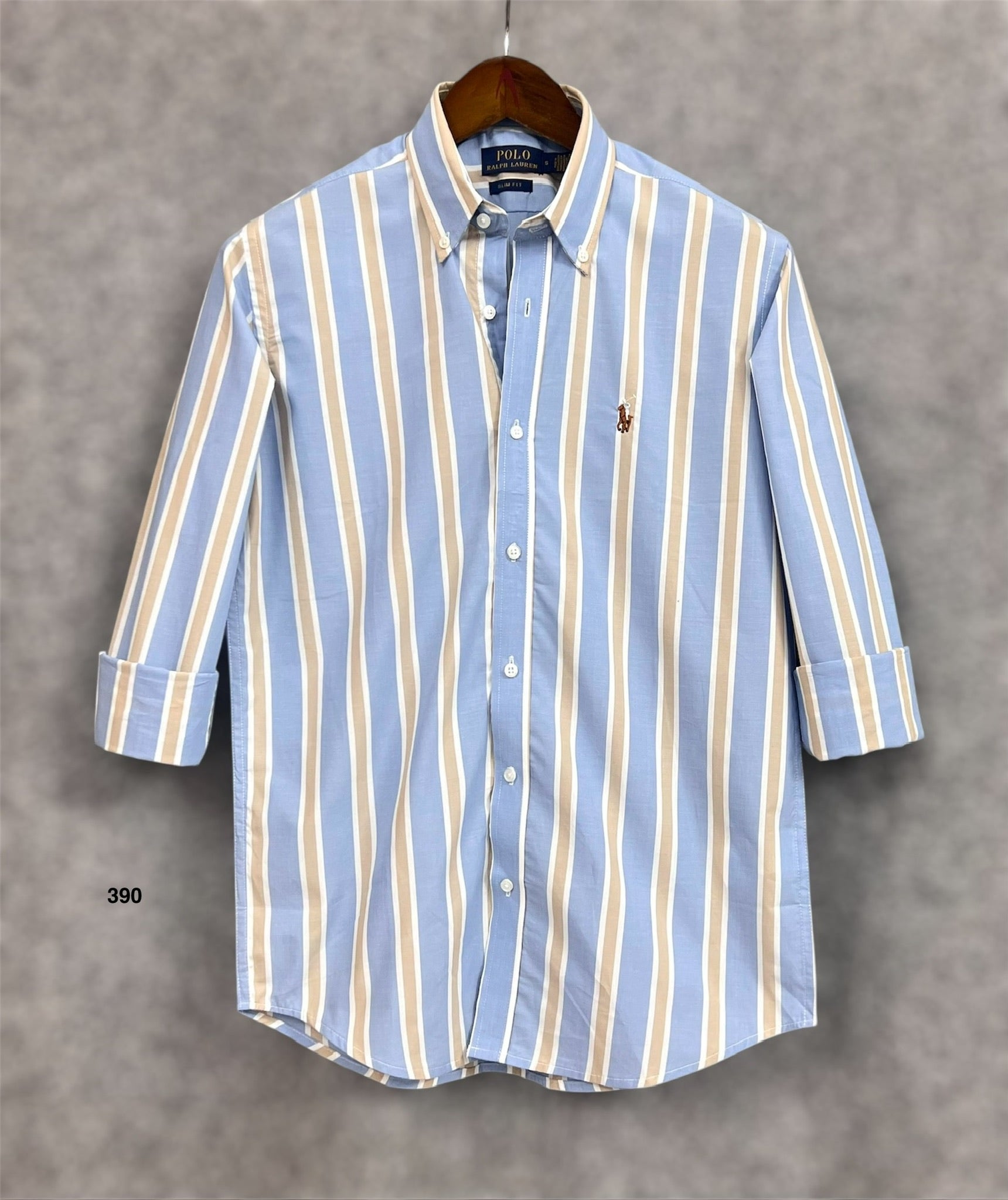 Premium Stripe Full Sleeve Shirt RLST | Stripe Shirt | Shirtology Bangladesh
