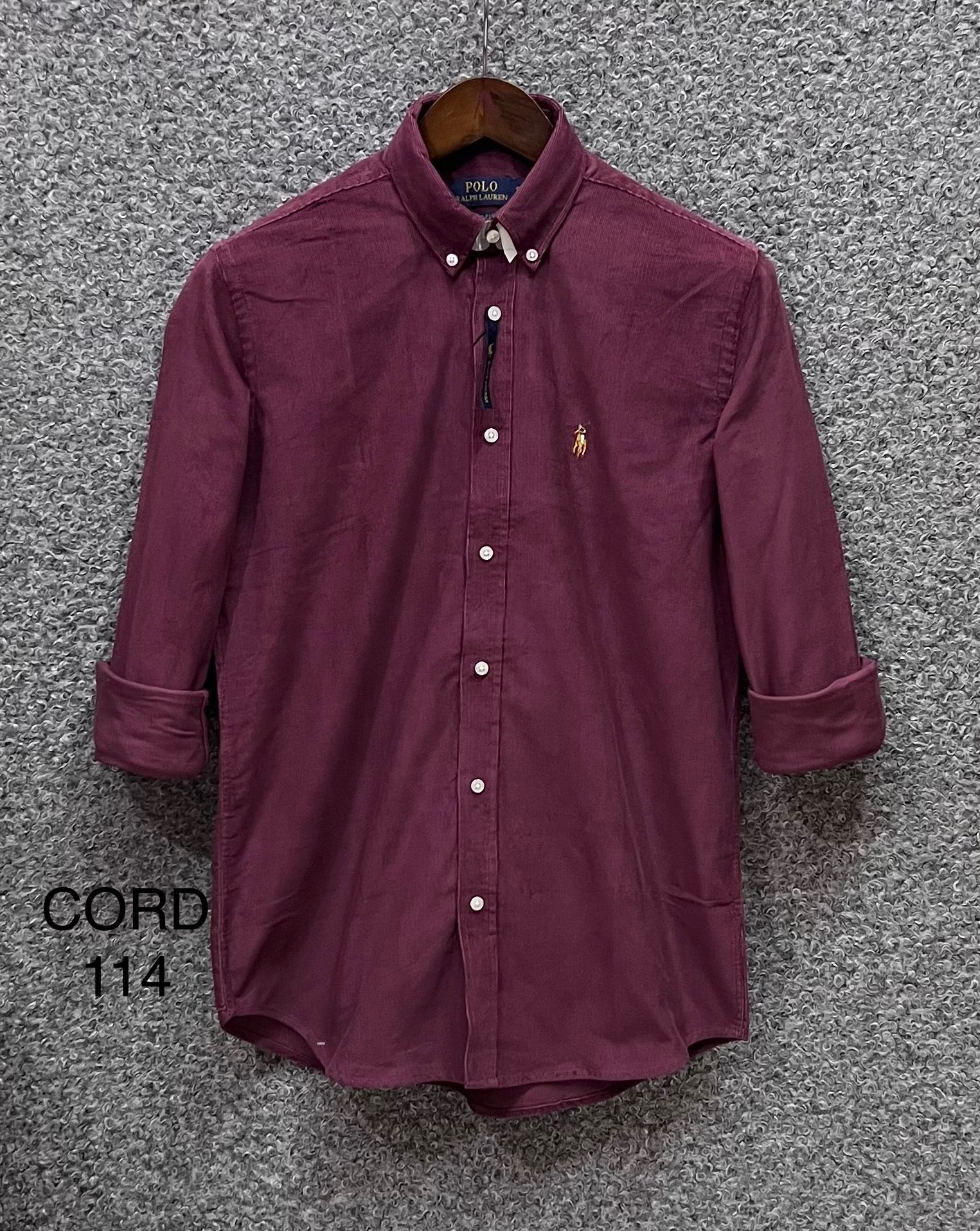 Elite Corduroy Button-Down Shirt Cord 114