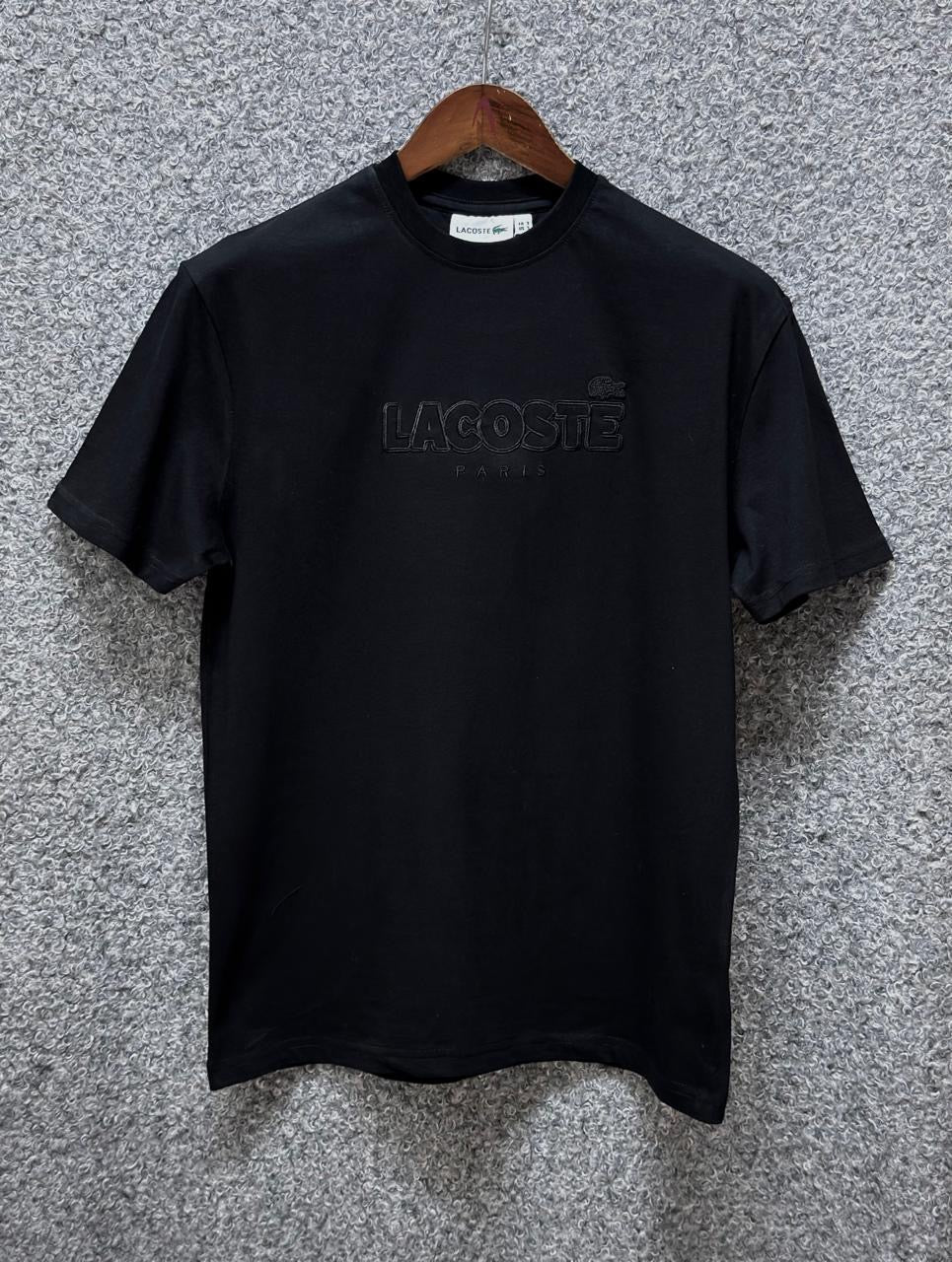 Premium Big Embroidery Tshirt LKSBET Black