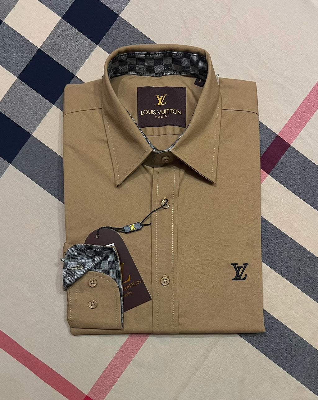 Luxury Solid Shirt LVS Biscuits