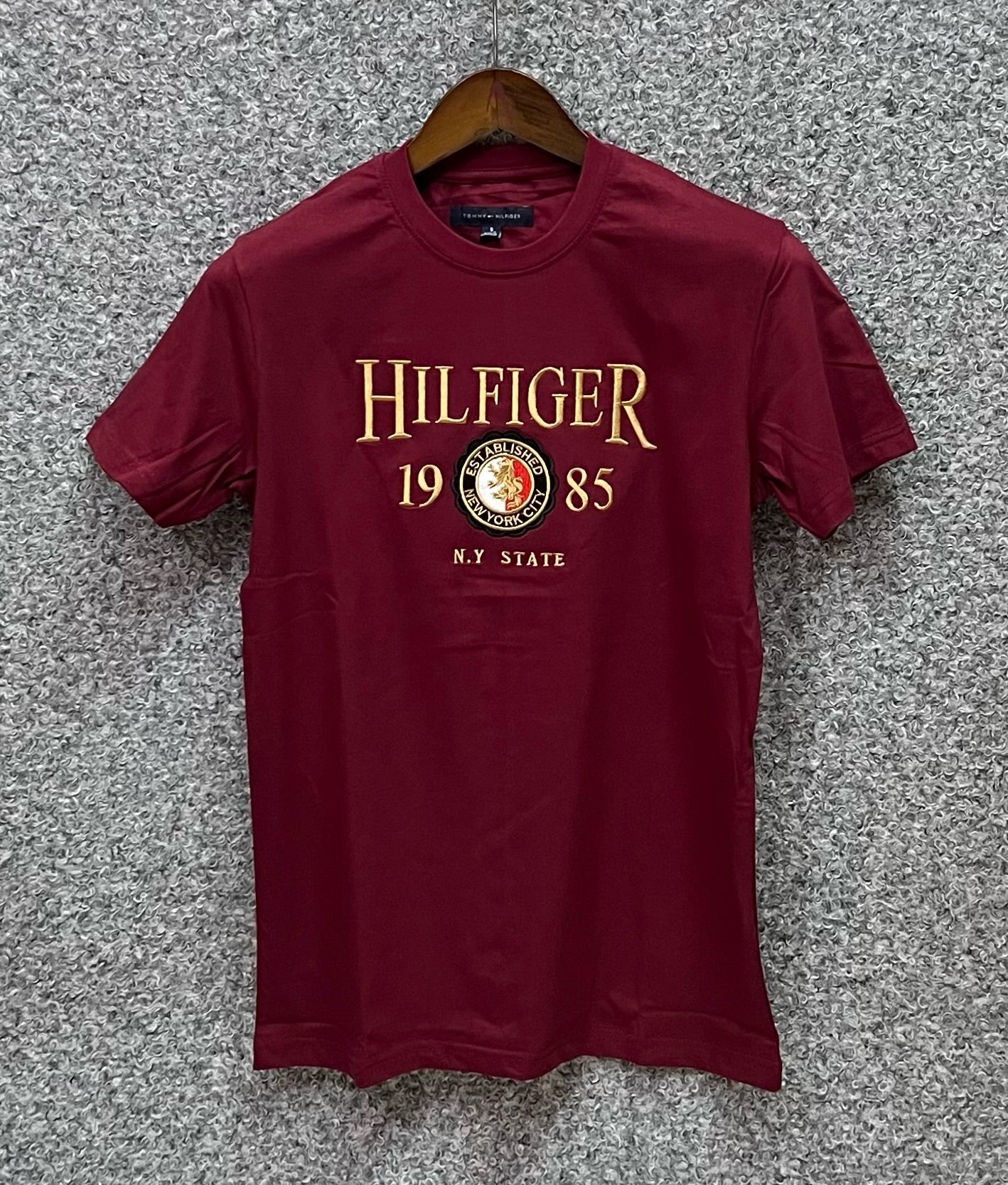 Premium Embroidery Tshirt Maroon | Shirtology Bangladesh