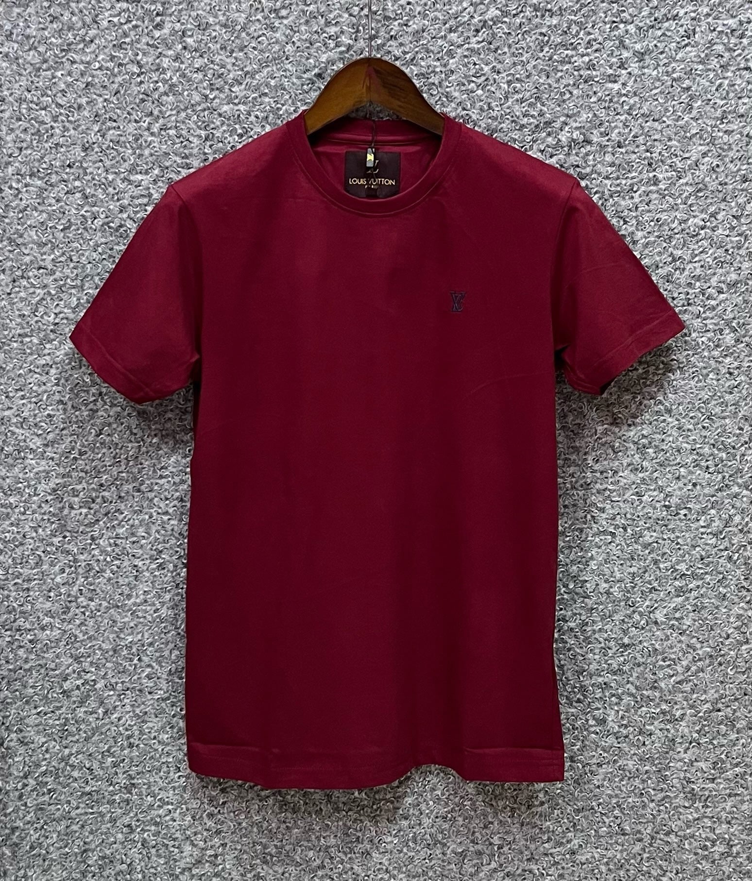 Premium Solid Tshirt LVT Maroon