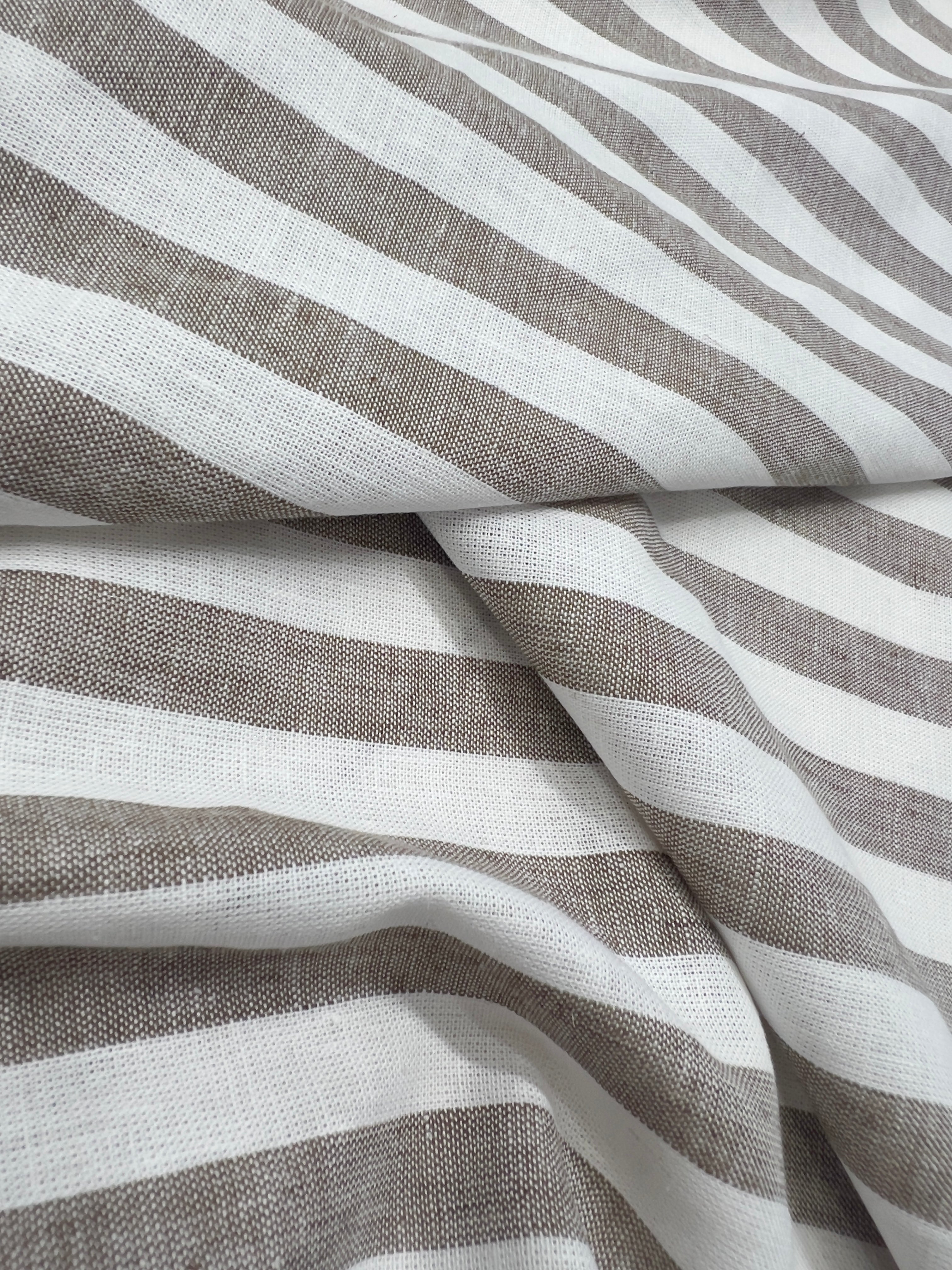 Strip Beige With White