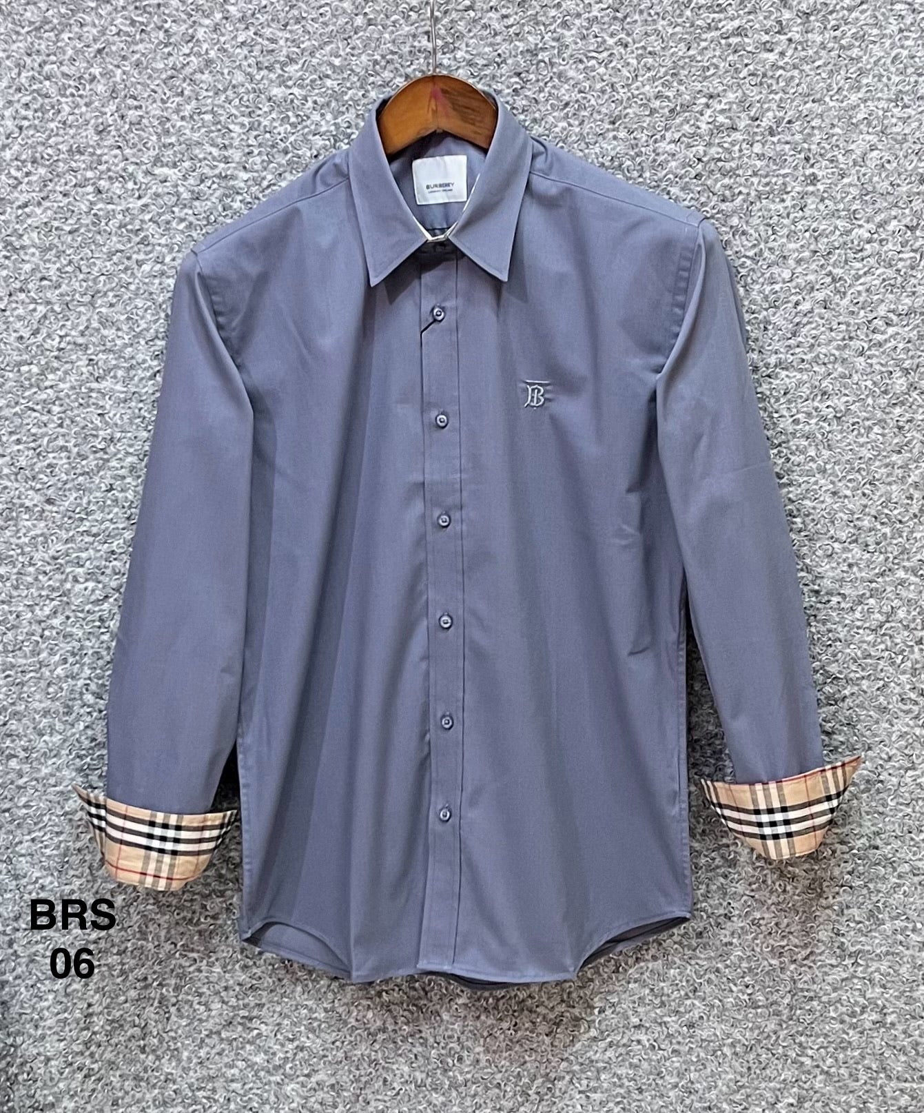 Signature Solid Shirt BRS BT Ash 06