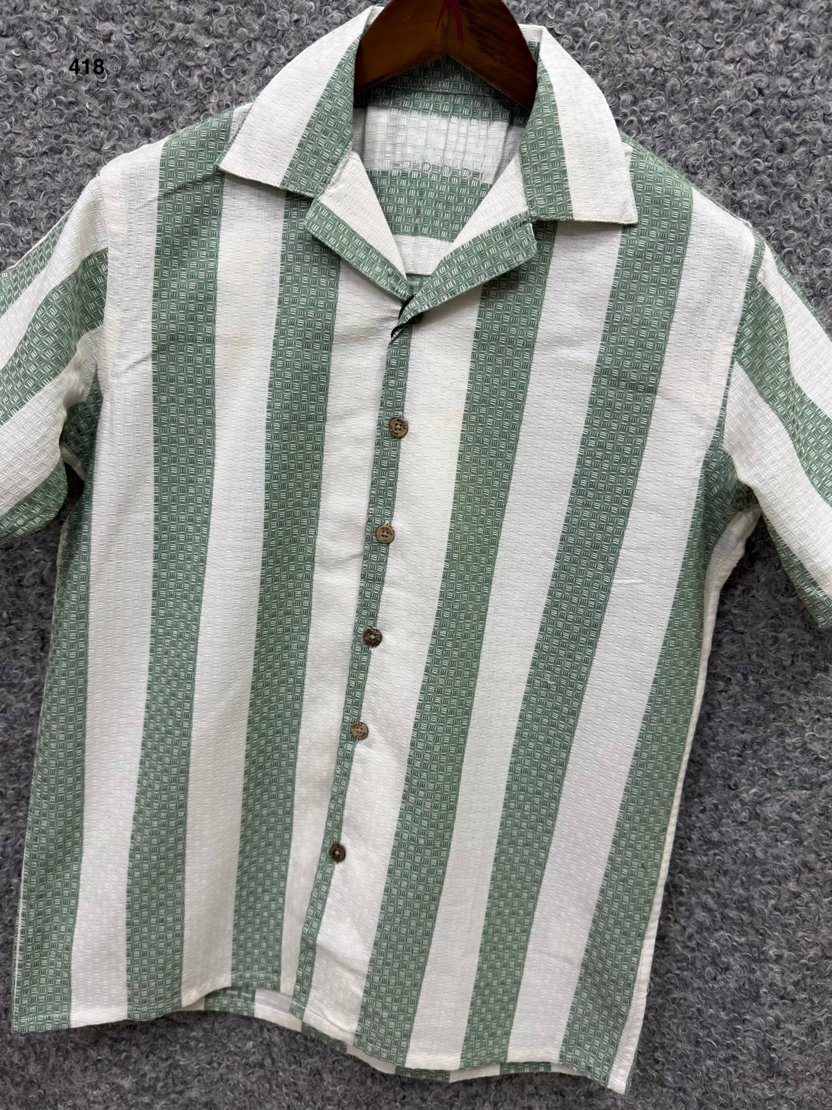 Premium Seersucker Cuban Collar Shirt | Shirtology Bangladesh