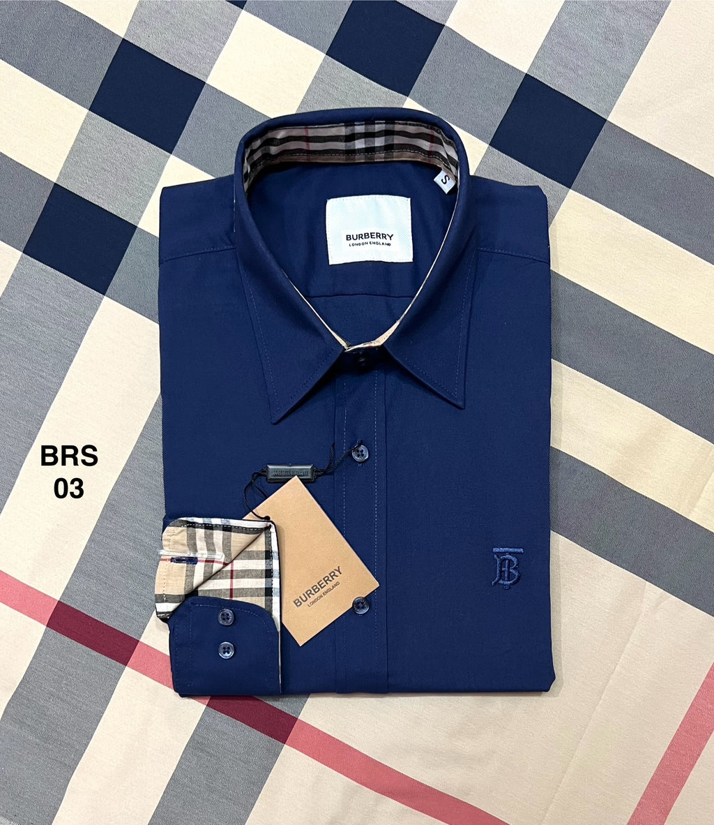 Signature Solid Shirt BRS BT Navy 03 | Shirtology Bangladesh