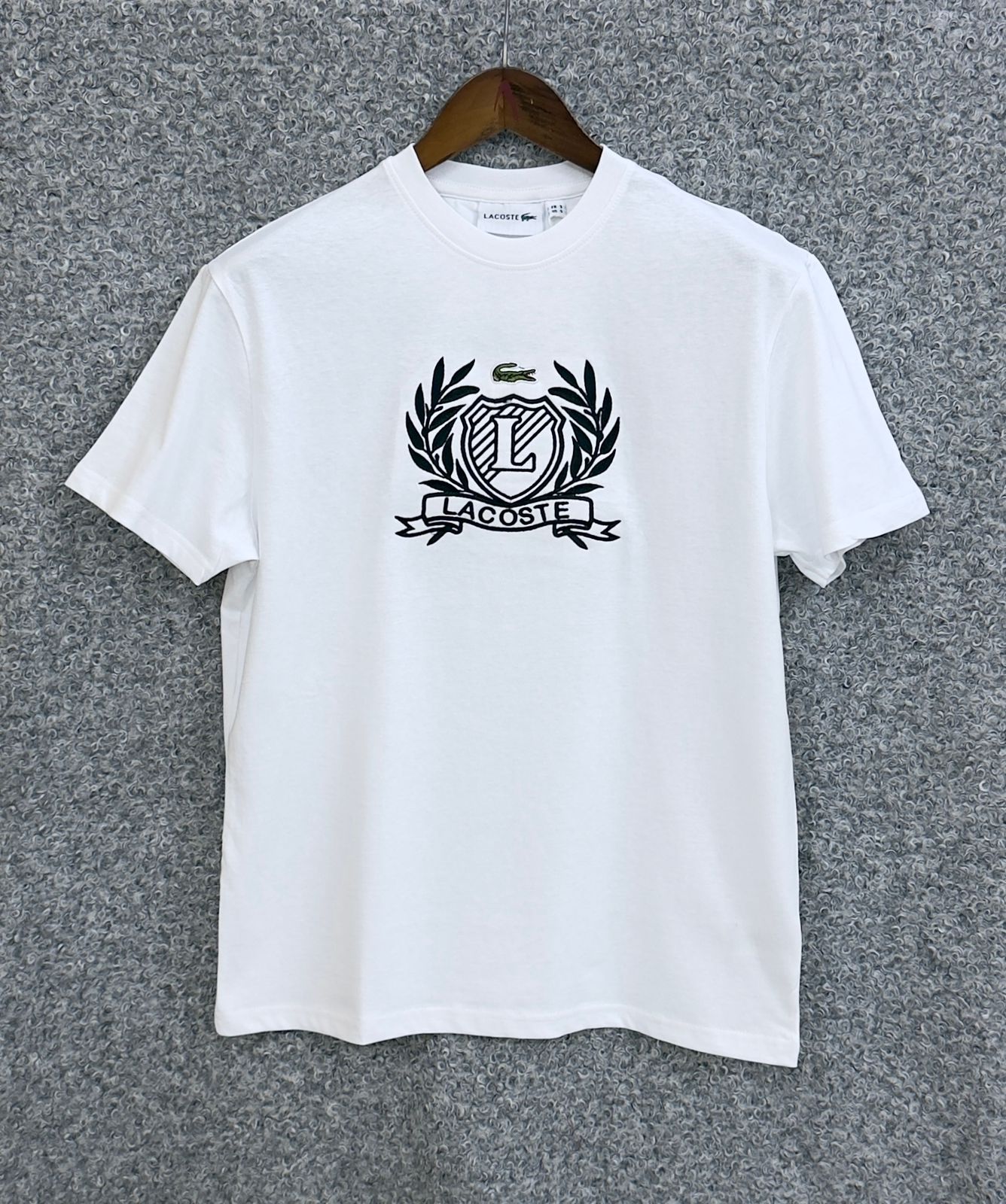 Premium Big Embroidery Tshirt LKSBET White | Shirtology Bangladesh