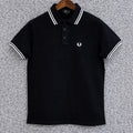Premium Ultra Heavyweight Luxury Finish Polo Tshirt FPPL Black (New)