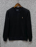 Premium Solid Sweatshirt RL Black