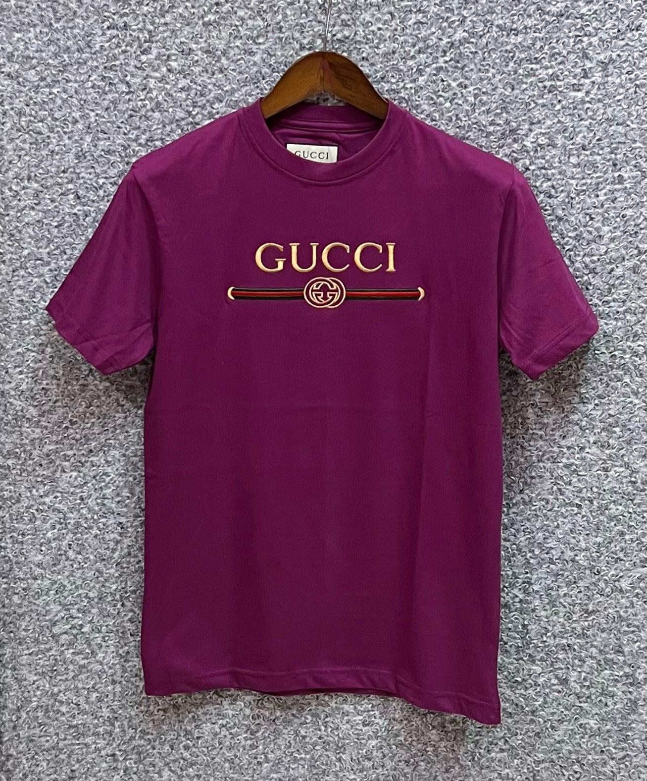Premium Embroidery Tshirt GCCT Burgundy | Shirtology Bangladesh