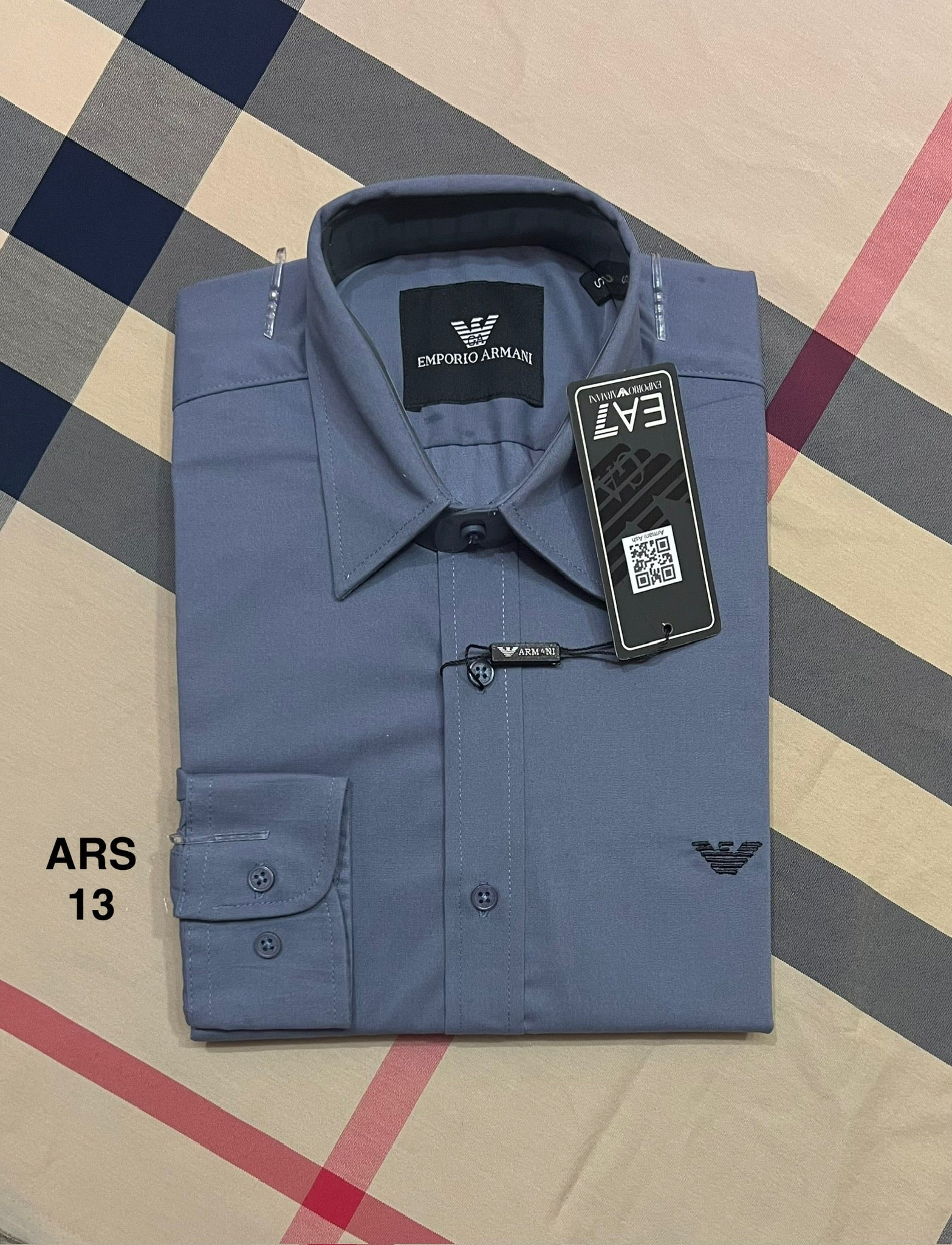 Iconic Solid Shirt ARMS 13 matching button