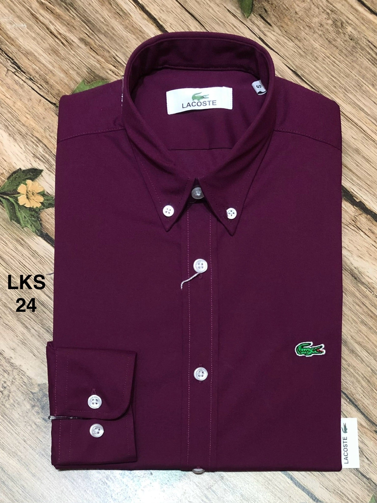 Premium Solid Streatch Cotton Shirt LKS Maroon24 | Solid Shirt | Shirtology Bangladesh