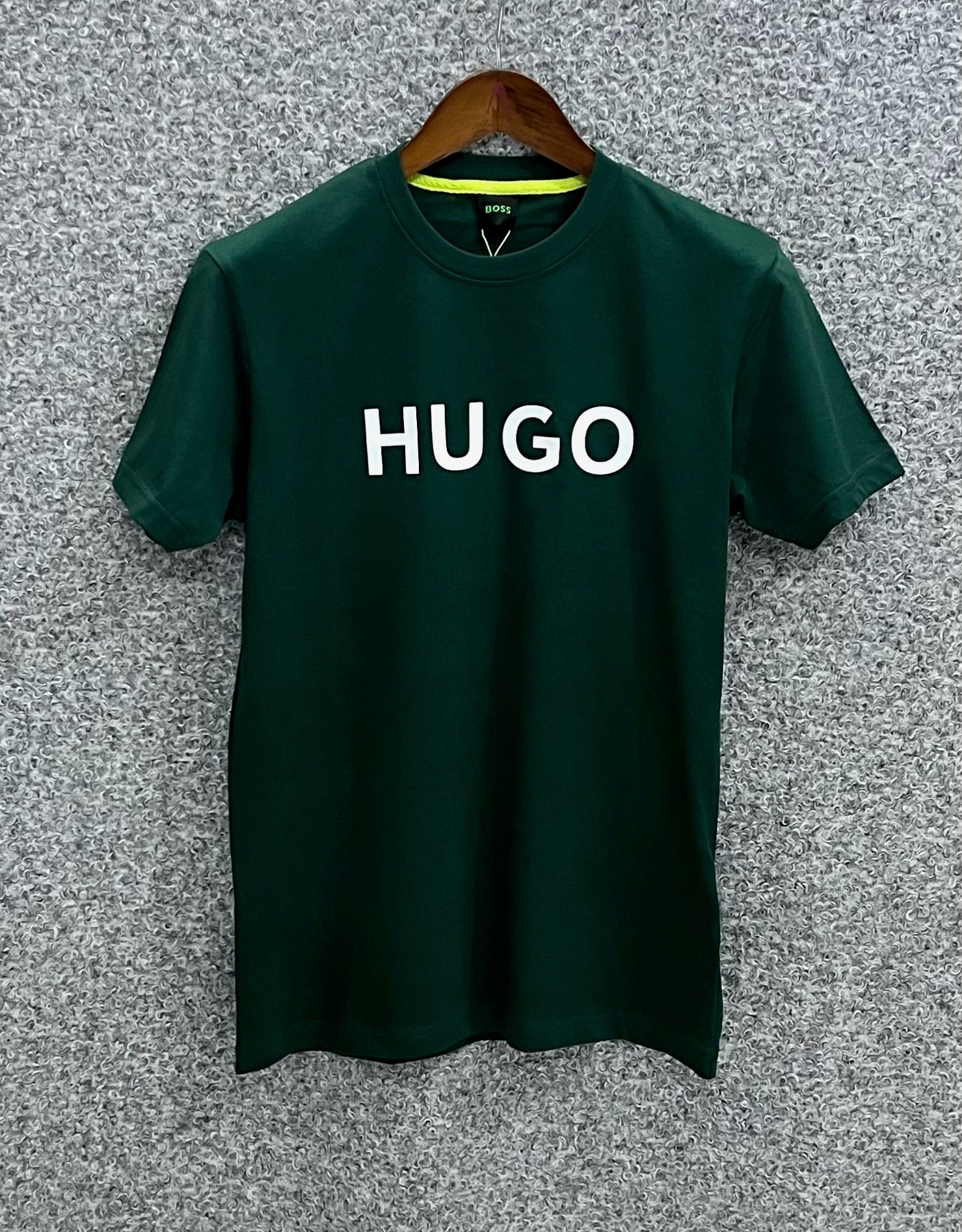 Premium Solid Print Tshirt HBST Green | Shirtology Bangladesh
