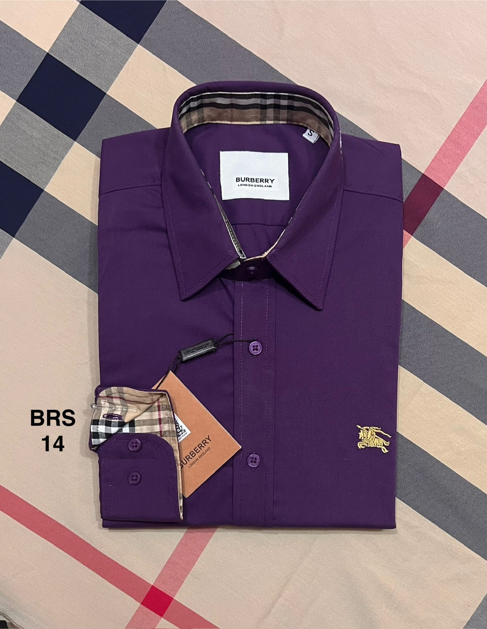 Signature Solid Shirt BRS purple 14 | Shirtology Bangladesh