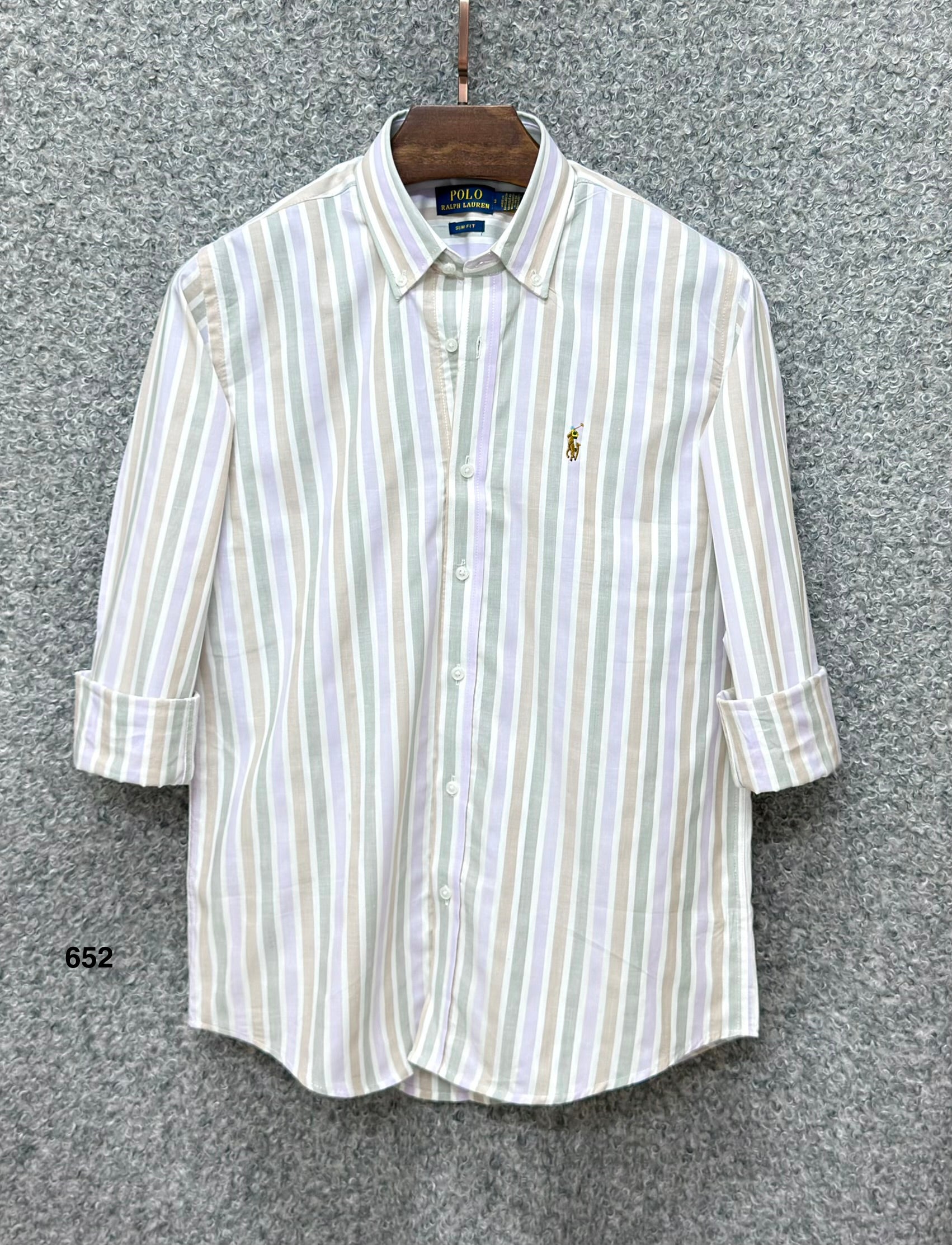 Premium Stripe Full Sleeve Shirt  RLST 652