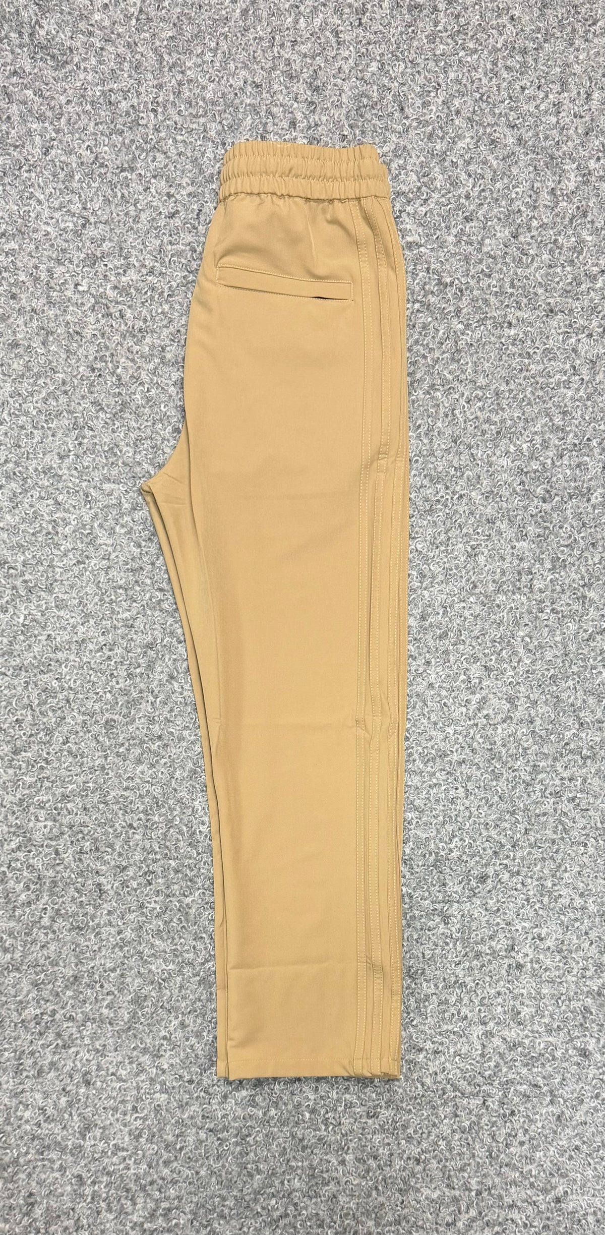 Premium Matching Three Stripe Full Athletic Track Pant Golden ADTKPT