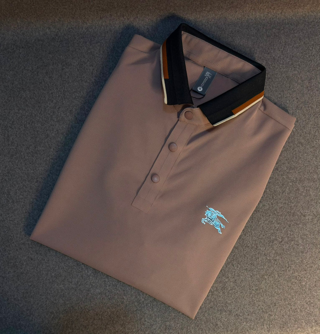 Premium Peach Luxury Finish Polo Tshirt BRPL Misty