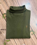 Luxury Winterwear High-GSM Turtleneck olive 5