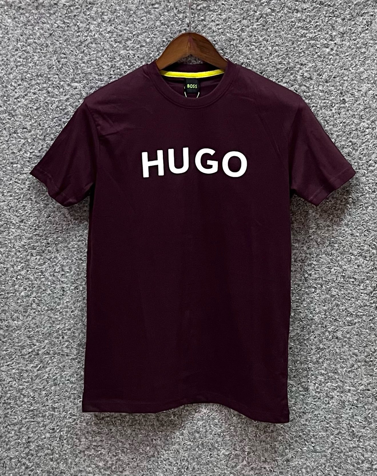 Premium Solid Print Tshirt HBST Coffee