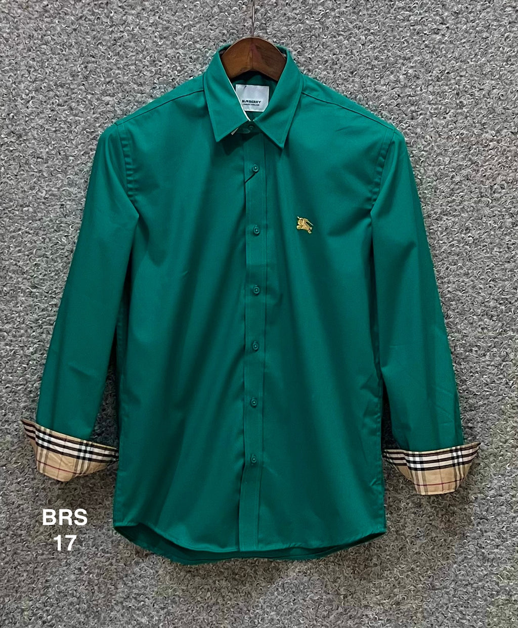 Signature Solid Shirt BRS stretch Green | Shirtology Bangladesh