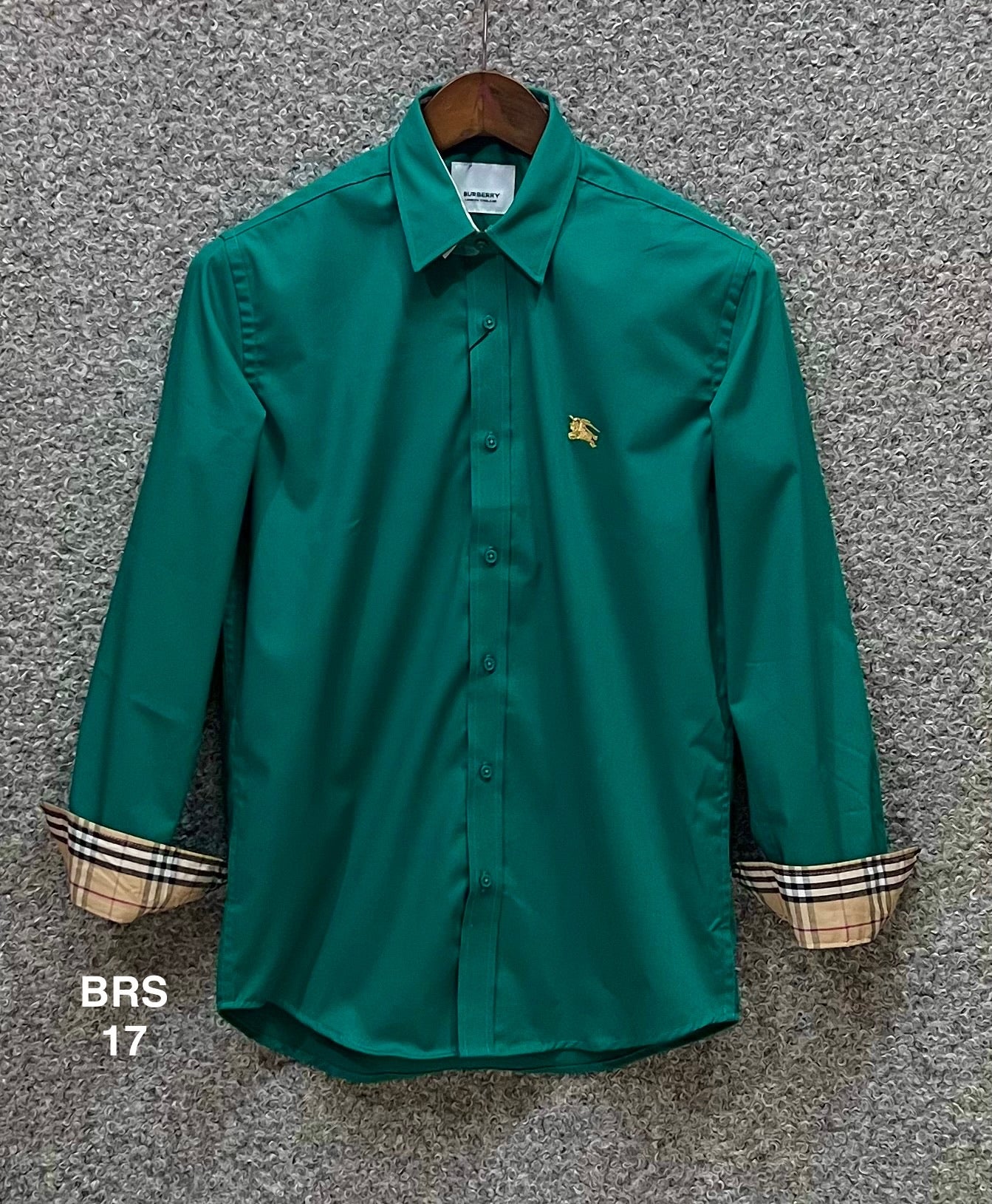 Signature Solid Shirt BRS stretch Green | Shirtology Bangladesh