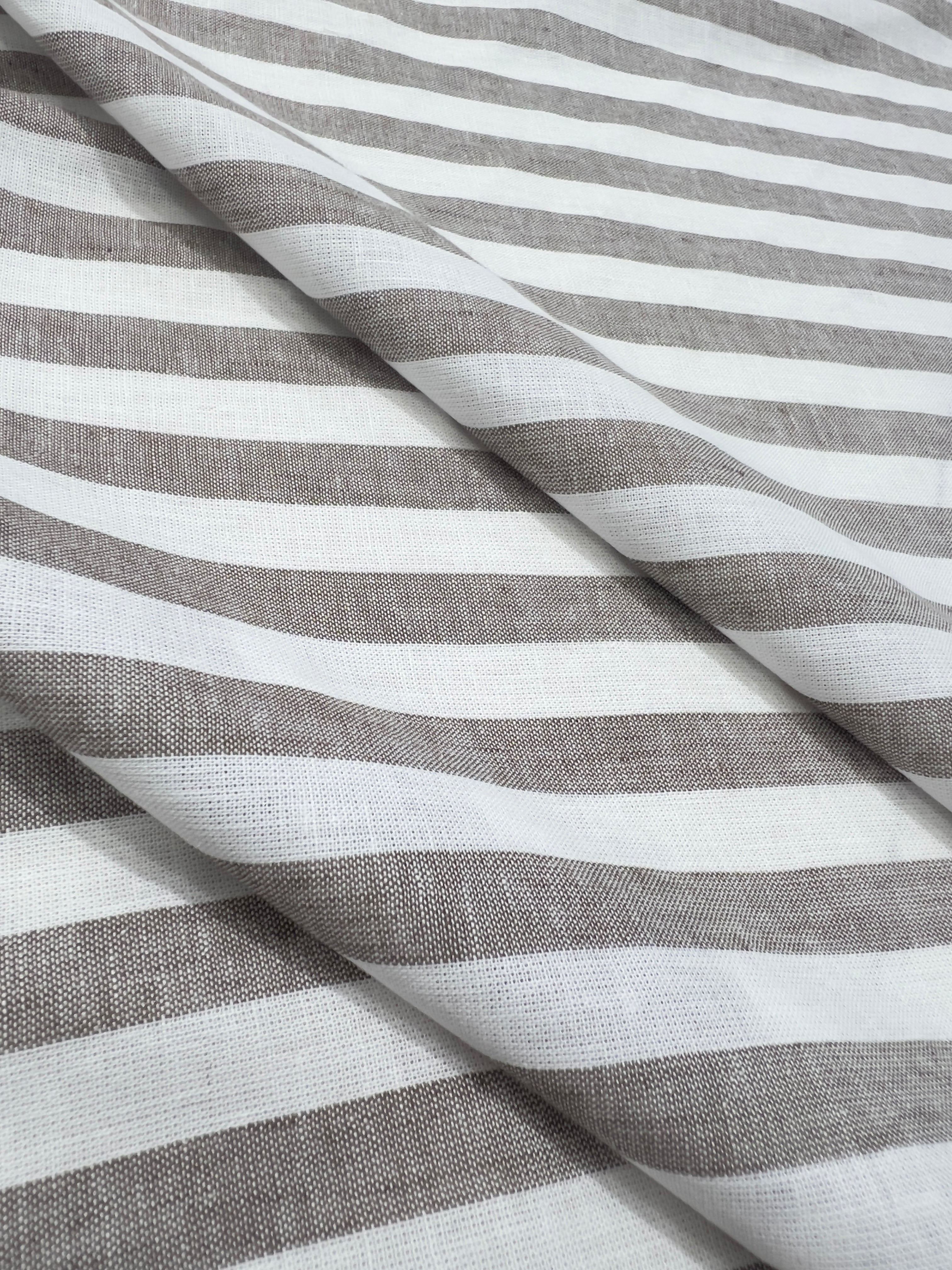 Strip Beige With White