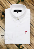 Premium Solid Stretch Cotton Shirt NXT (No Contrast) White 05 | Solid Shirt | Shirtology Bangladesh