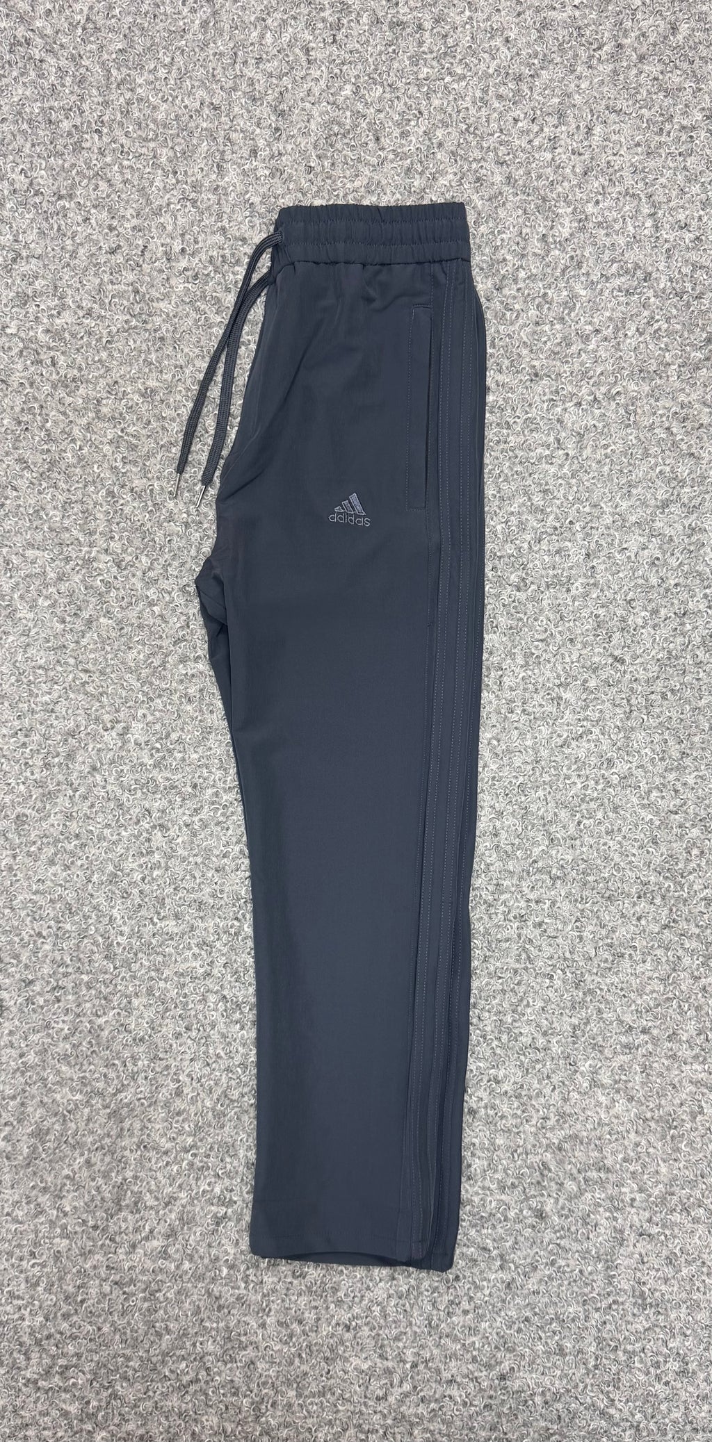 Premium Matching Three Stripe Full Athletic Track Pant Ash ADTKPT