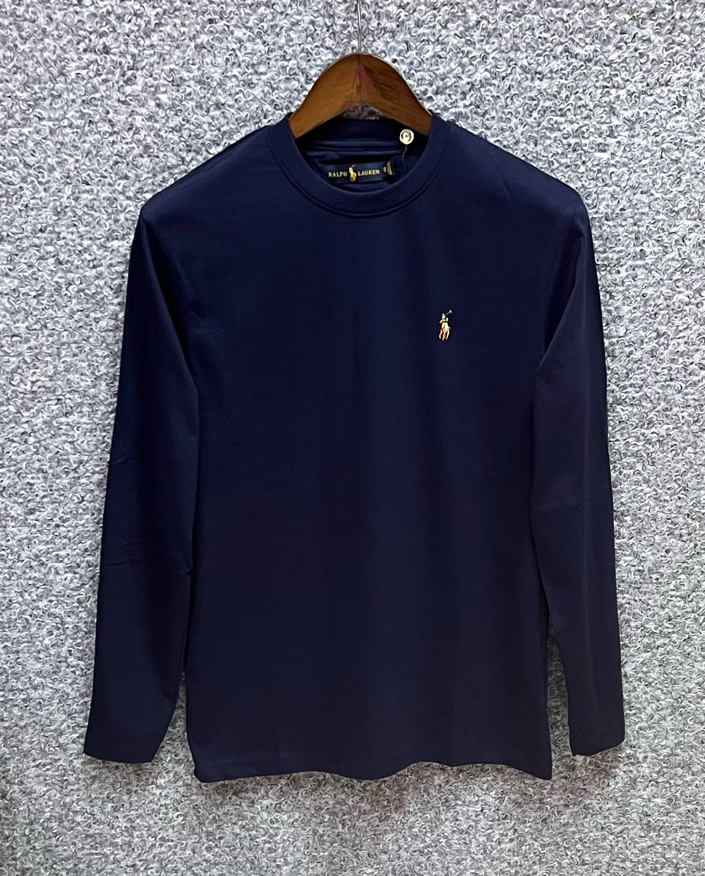 Premium Long Sleeve Tshirt RLLT Navy