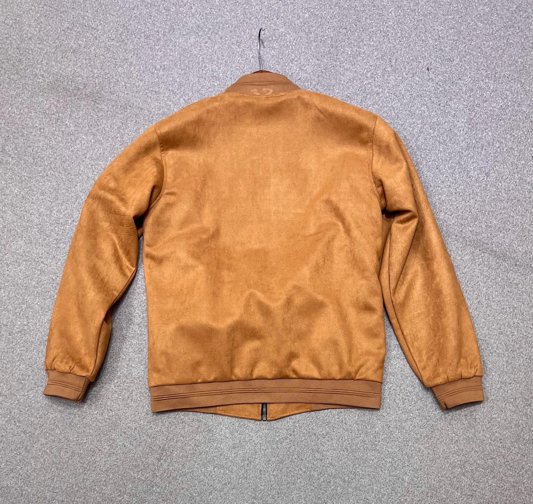 Premium Soft-Touch Suede Finish Jacket Light Brown