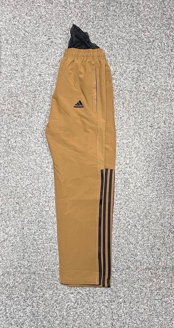Performance Three-Stripe Half Style Track Pants Biscuits Black