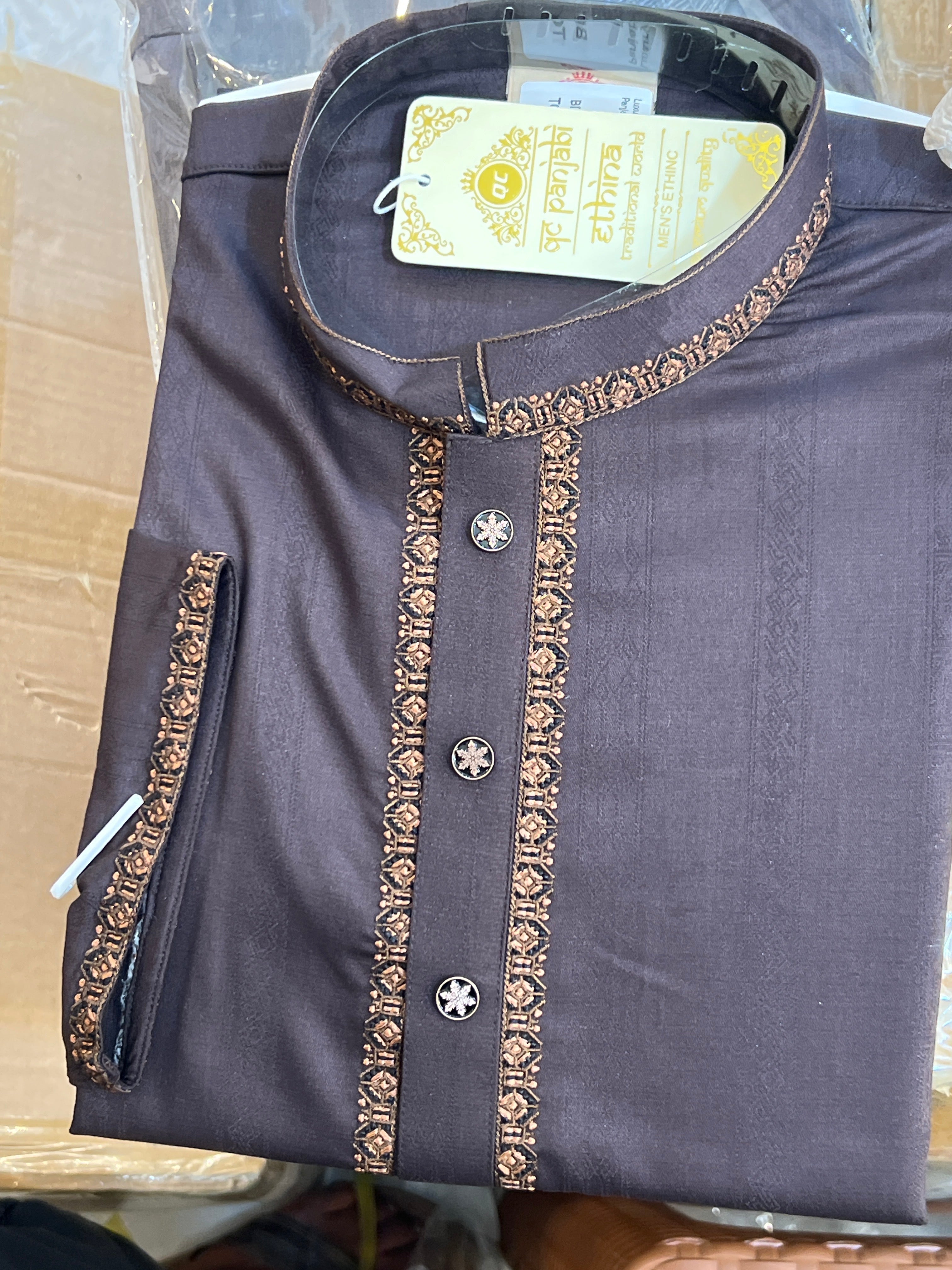 Luxury embroidery Panjabi with premium finish 101