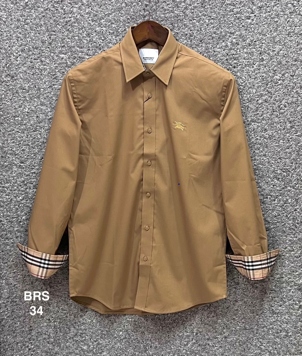 Signature Solid Shirt BRS Biscuit 34 | Shirtology Bangladesh