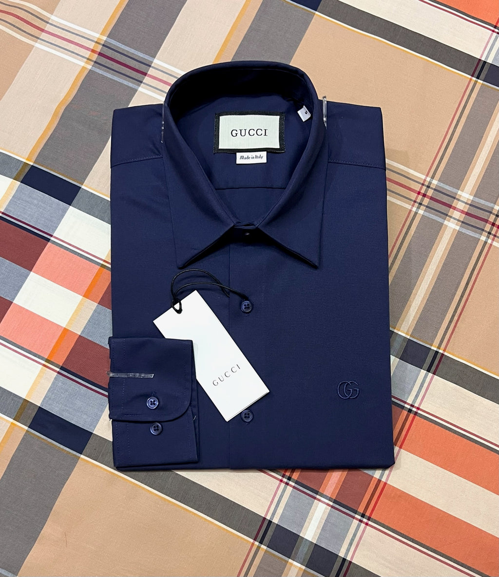 GCS Premium Solid Shirt Navy