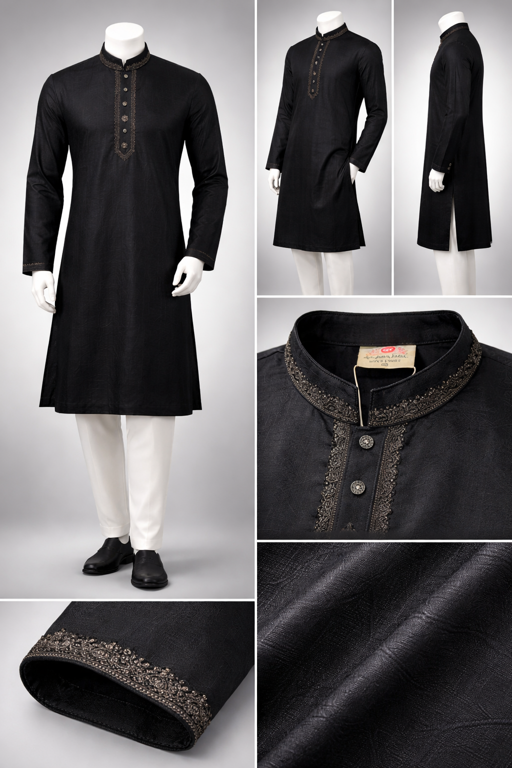 Luxury embroidery Panjabi with premium finish 629