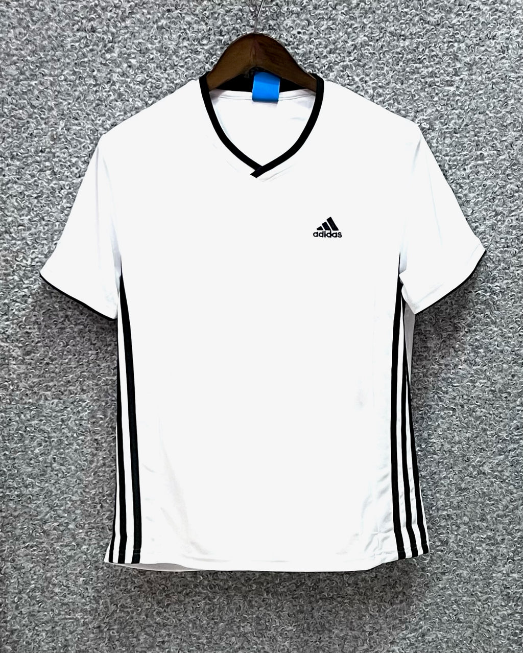 premium side panel stripe jersey tshirt ADSP White | Shirtology Bangladesh