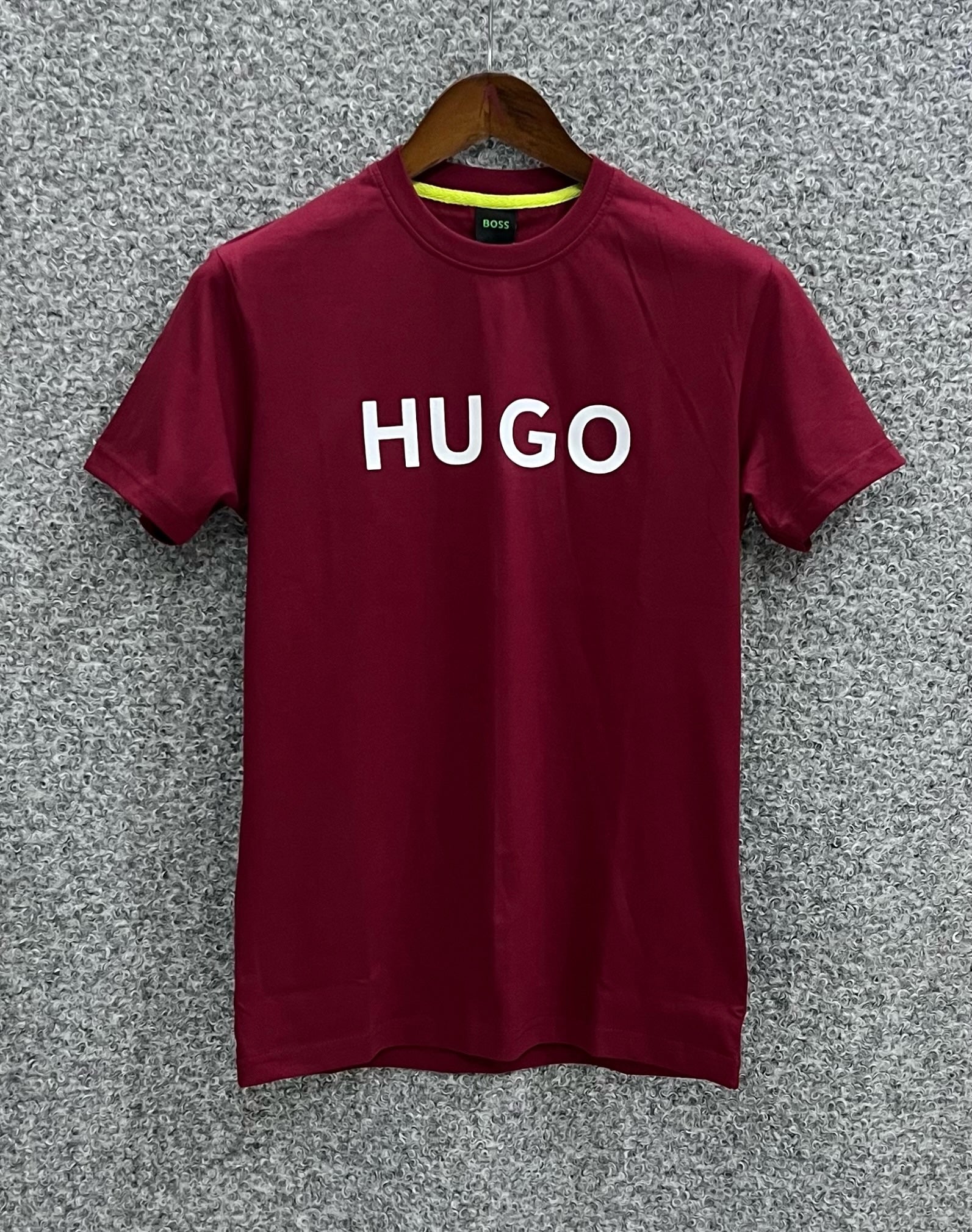 Premium Solid Print Tshirt HBST Maroon | Shirtology Bangladesh