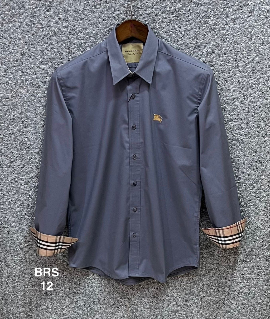 ) Signature Solid Shirt BRS  12 Ash