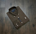 Premium Solid Logo Oxford Cotton Shirt | Solid Shirt | Shirtology Bangladesh