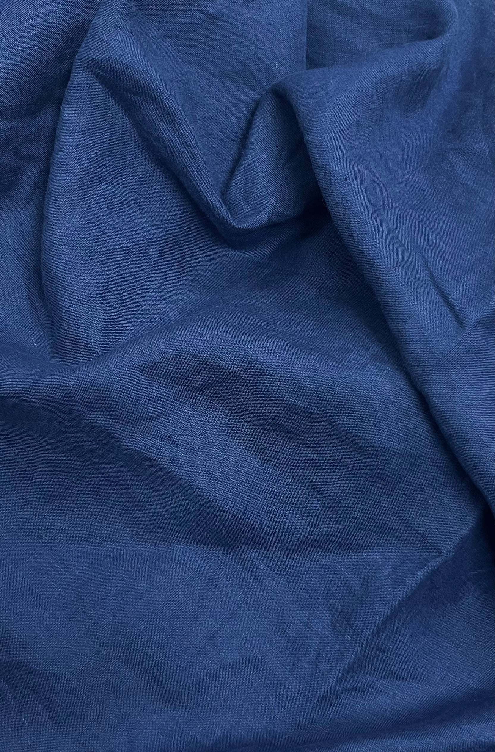 Deep Royal Blue linen
