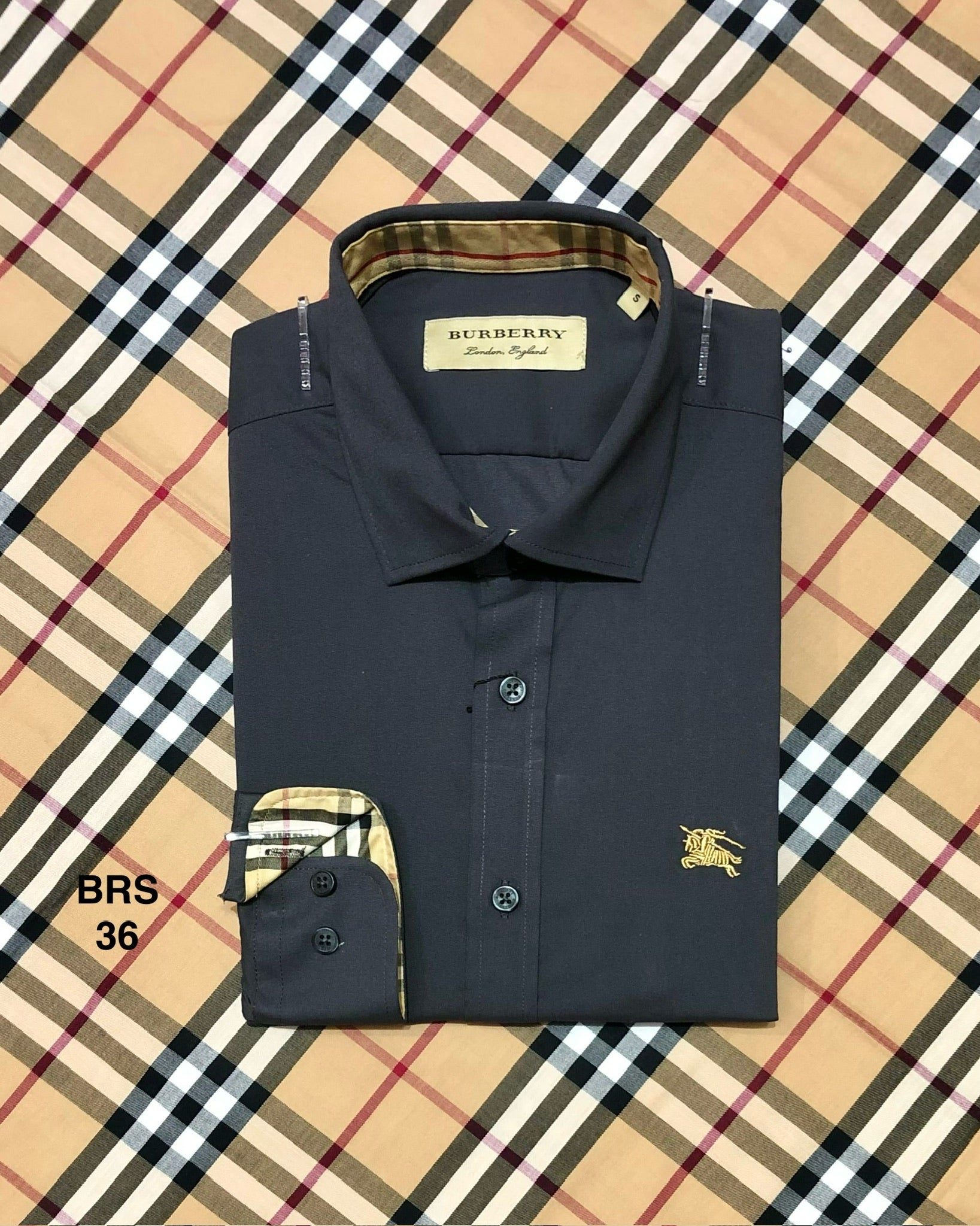 Signature Solid Shirt BRS Formal collar 36 Ash | Shirtology Bangladesh