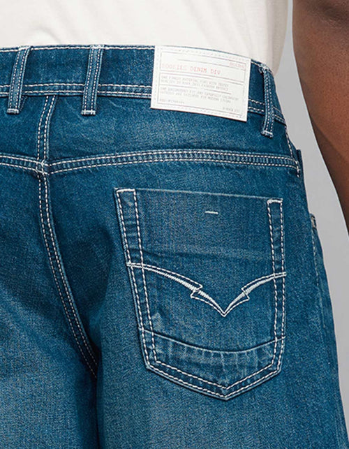 Extra Loose Fit Jeans - Medium Blue RJ6352 | Denim pant | Shirtology Bangladesh