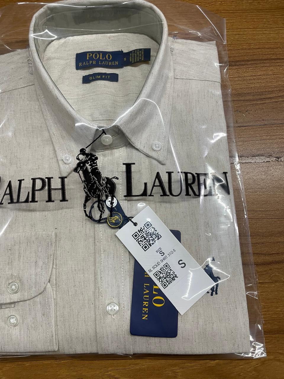 Luxury Linen Blend Solid Shirt with Cane Collar RLS 310