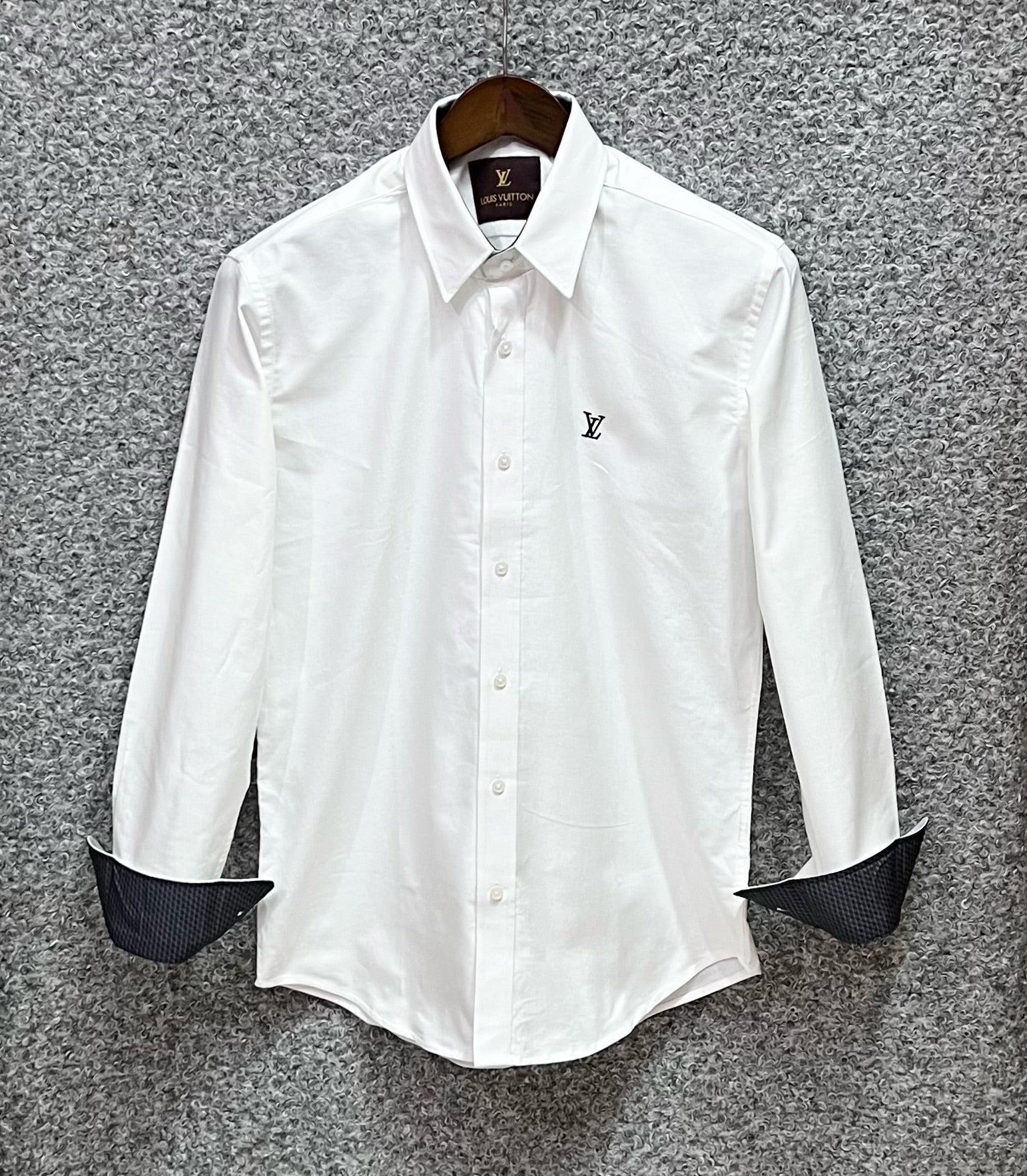 Luxury Solid Shirt LVS Oxford White