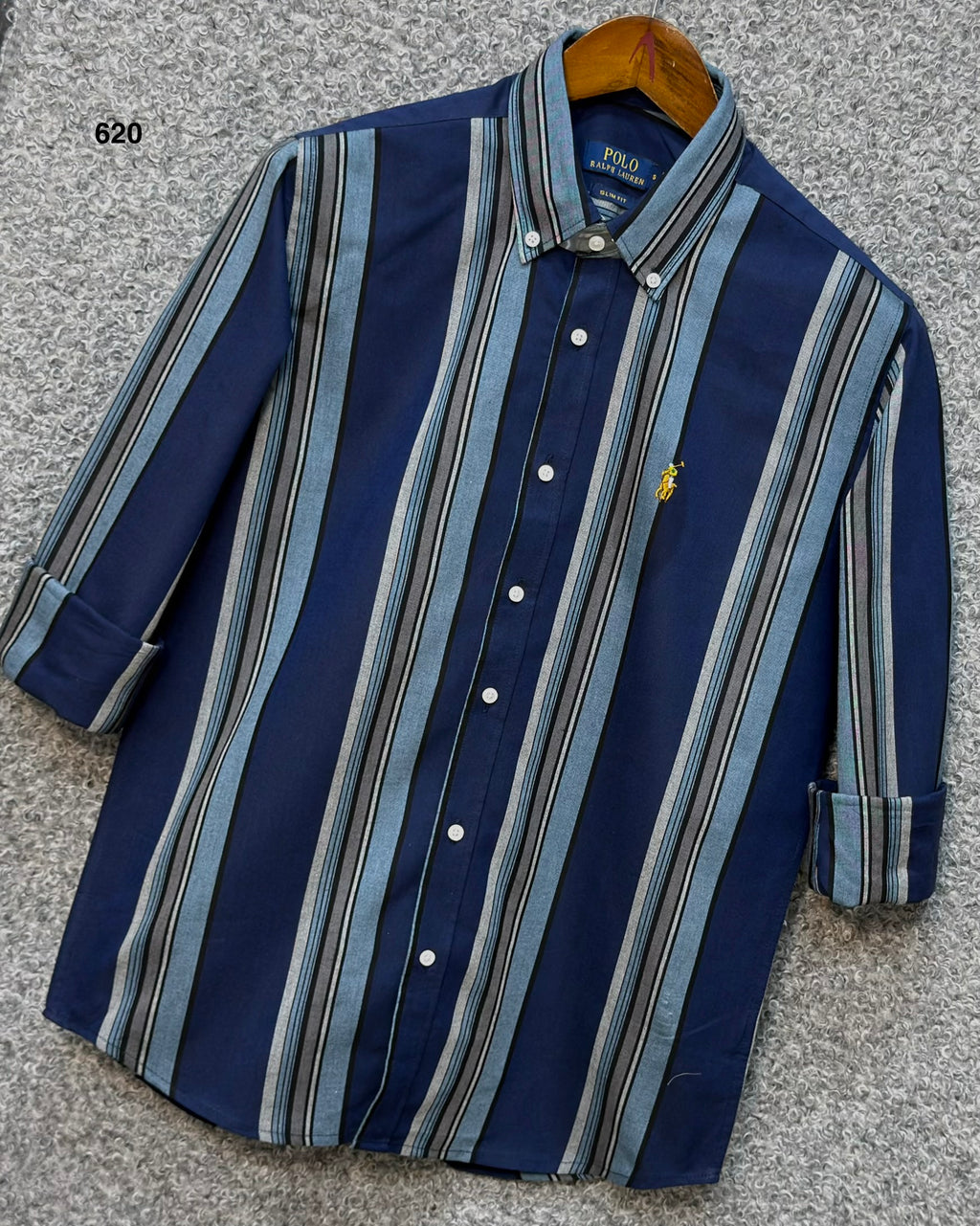 Premium Stripe Full Sleeve Shirt  RLST 620