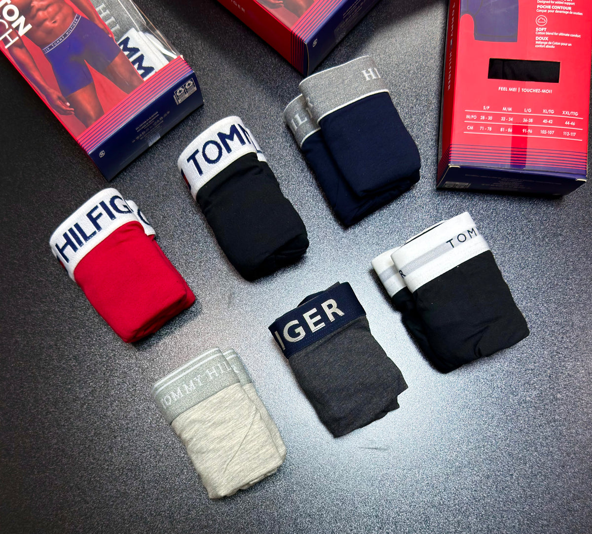 Men's super premium 3-Pack Cotton Stretch Boxer Briefs TH