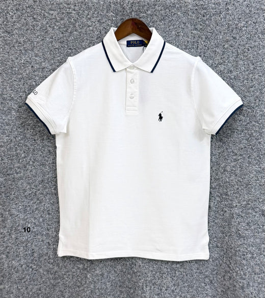 Classic Sophisticated Polo TShirt RLTP White 10